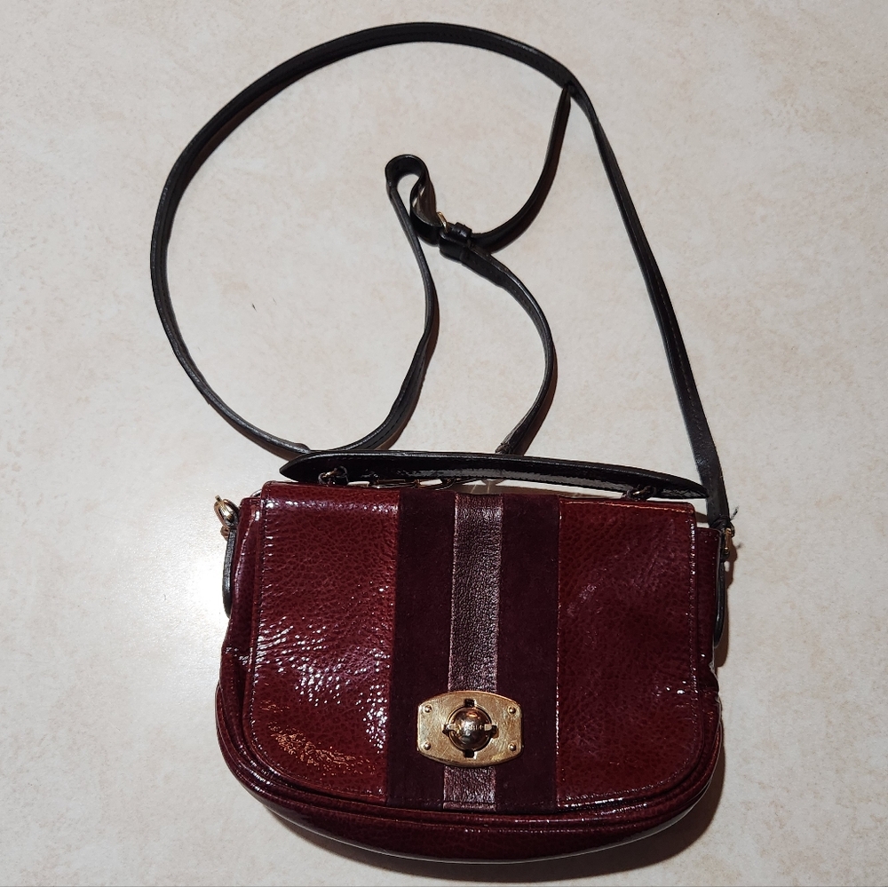 😍 FURLA 🔥🔥 Burgundy Crossbody Bag
